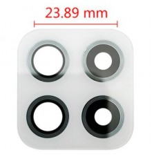 Стекло камеры для Samsung A225 Galaxy A22, белое, без рамки