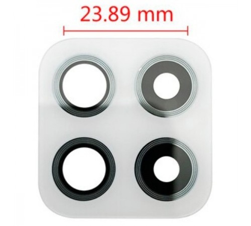 Стекло камеры для Samsung A225 Galaxy A22, белое, без рамки