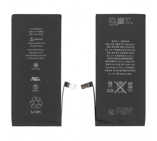 Акумулятор G-OCA Pro iPhone 7 Plus, Li-ion, 3,82 В, 2900 мАг, Original (PRC), оригінальний IC, #616-00250