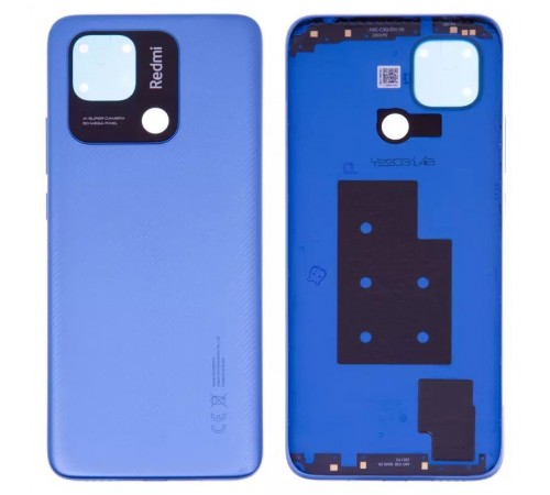 Задняя панель корпуса для Xiaomi Redmi 10C, синяя (Ocean Blue)