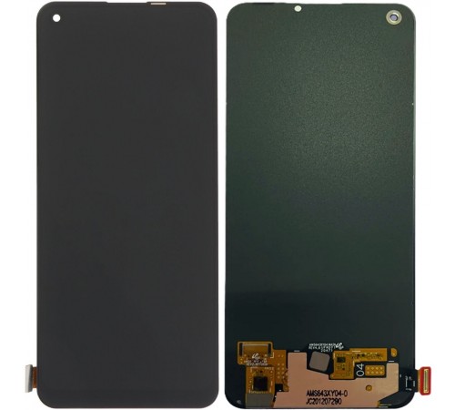 Дисплей для Oppo A94 4G, A94 5G, Reno 5 Lite, черный, с рамкой, Original (PRC), (переклеено стекло), p/n: AMS643XY04