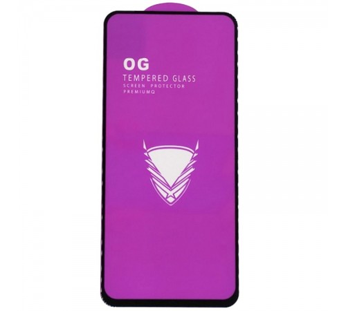 Защитное стекло для Huawei P40 Lite 5G, Nova 7 SE, Honor 30s, совместимо с чехлом, Full Glue, (без упаковки), черный
