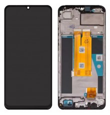 Дисплей для Realme C61, Note 60, черный, с рамкой, Original (PRC), RMX3939, RMX3930