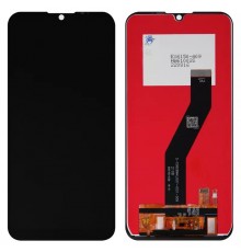 Дисплей для Motorola Moto E6i XT2053-5, Moto E6s XT2053, черный, без рамки, High Copy