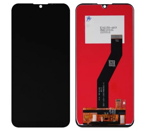 Дисплей для Motorola Moto E6i XT2053-5, Moto E6s XT2053, черный, без рамки, High Copy