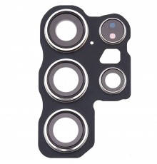 Стекло камеры для Samsung S928 Galaxy S24 Ultra, черное (Titanium Black), с рамкой