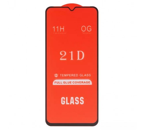 Захисне скло для ZTE Blade A7S (2020), сумісне з чохлом, Full Glue, (без упаковки), чорний