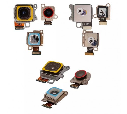 Камера для Samsung S911 Galaxy S23, S916 Galaxy S23 Plus, основная, с разборки, Комплект 3 шт, (50 MP, 12 MP, 10 MP)