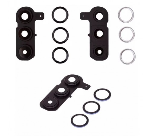 Скло камери для Samsung S936 Galaxy S25 Plus, синє, з рамкою, navy