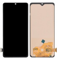 Дисплей для Samsung A415 Galaxy A41, черный, без рамки, Copy, (TFT)