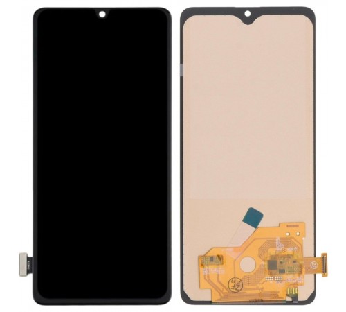 Дисплей для Samsung A415 Galaxy A41, черный, без рамки, Copy, (TFT)
