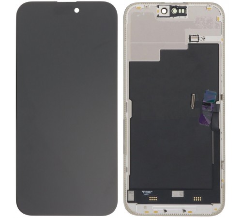 Дисплей для iPhone 15 Pro Max, черный, с рамкой, Original, с разборки