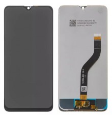Дисплей для Samsung A207 Galaxy A20s, черный, без рамки, Оригинал (переклеено стекло)