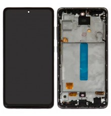 Дисплей для Samsung A525 Galaxy A52, A526 Galaxy A52 5G, черный, с рамкой, High Copy (OLED 6,42")