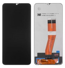 Дисплей для Samsung A025F/DS Galaxy A02s, M025 Galaxy M02s, черный, Best copy, без рамки, Сopy, с желтым шлейфом, (160,5x72 mm)