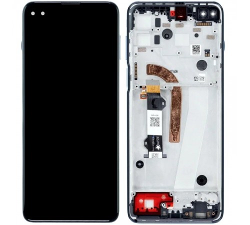 Дисплей для Motorola Moto G100 XT2125, сииний (Iridescent Ocean), с рамкой, Original (PRC)