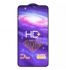 Защитное стекло ASP для Apple iPhone 11 Pro Max, iPhone XS Max, 0,33 мм 9H, совместимо с чехлом, Full Glue, черный, HD+