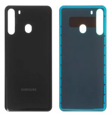 Задняя панель корпуса для Samsung A215 Galaxy A21, черная