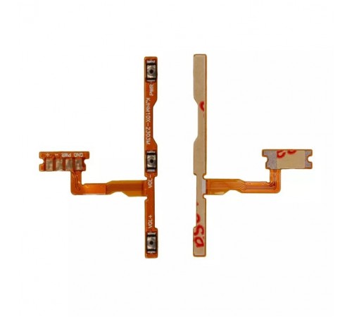 Шлейф для Xiaomi Redmi Note 9, Redmi 10X 4G, кнопки включения, кнопок громкости звука, Сopy