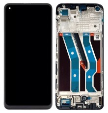 Дисплей для Realme 10, черный, с рамкой, Original (PRC)