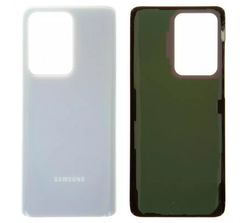 Задняя панель корпуса для Samsung G988 Galaxy S20 Ultra, белая (Cloud White) Задняя панель корпуса для Samsung G988 Galaxy S20 Ultra, белая (Cloud White)