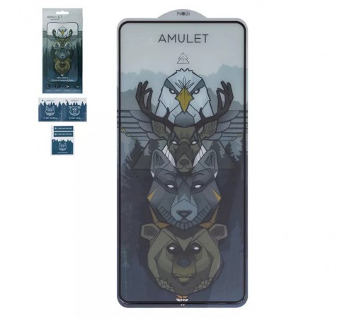 Захисне скло iNobi Amulet для Realme 11 5G, C55, Narzo N55; OnePlus Nord CE3 Lite 5G; Oppo A1 5G, A2, A58 4G, A79, A98 5G, Full Glue, Anti-Static, чорний