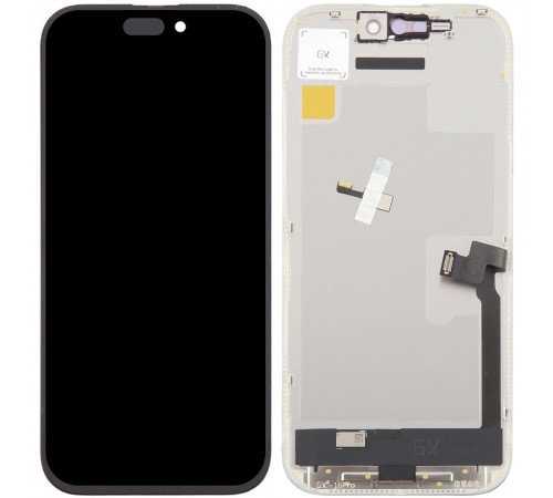 Дисплей для iPhone 16 Pro, черный, High Copy (OLED), Hard GX