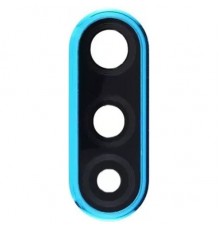 Скло камери для Huawei P30 Lite, синє, з рамкою, 48 Мп