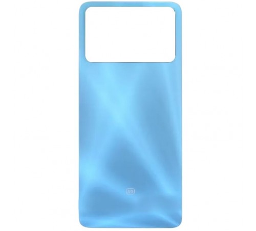 Задня панель корпусу для Xiaomi Poco X4 Pro 5G, синя (Laser Blue), Copy