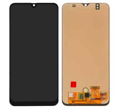 Дисплей для Samsung A305 Galaxy A30, A505 Galaxy A50, A507 Galaxy A50s, черный, без рамки, High Copy с широким ободком, (OLED)