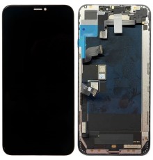 Дисплей для iPhone XS Max, черный, с рамкой, Original (PRC), с верхним шлейфом