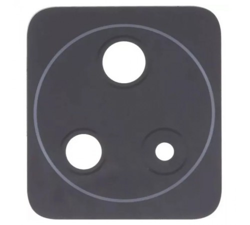 Скло камери для Xiaomi Redmi K50, Redmi K50 Pro, чорне, без рамки