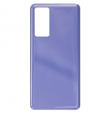 Задняя панель корпуса для Xiaomi 12, 12X фиолетовая (глянцевая), Copy