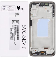 Дисплей для Samsung A266 Galaxy A26, черный, с рамкой, Original, сервисная упаковка, #GH82-37049A