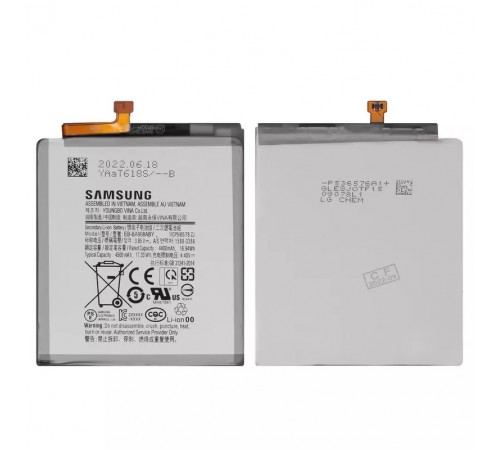 Аккумулятор EB-BA908ABY для Samsung A908F/DS Galaxy A90 5G, Li-ion, 3,85 B, 4500 мАч, Original (PRC) Аккумулятор EB-BA908ABY для Samsung A908F/DS Galaxy A90 5G, Li-ion, 3,85 B, 4500 мАч, Original (PRC)