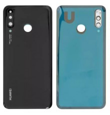 Задня панель корпусу для Huawei P30 Lite, чорна + скло камери, 48 Мп