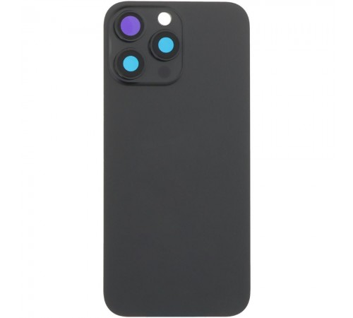 Задняя панель корпуса для iPhone 16 Pro Max, черная + стекло камеры, Original (PRC), black titanium