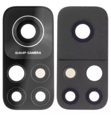 Скло камери для Xiaomi Mi 10T, Mi 10T Pro, чорне, 64 Мп, M2007J3SG, M2007J3SY, M2007J3SP, M2007J3SI, M2007J17C