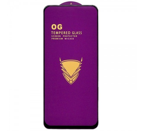 Захисне скло для Honor 10X Lite; Huawei P Smart (2021), Y7A, 9H, Golden Armor OG, Full Glue, Full-Screen, (без упаковки), чорне