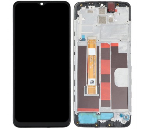 Дисплей для Oppo A9 (2020), чорний, з рамкою, Original (PRC), p/n: FPC-HTF0651HYA11X-1