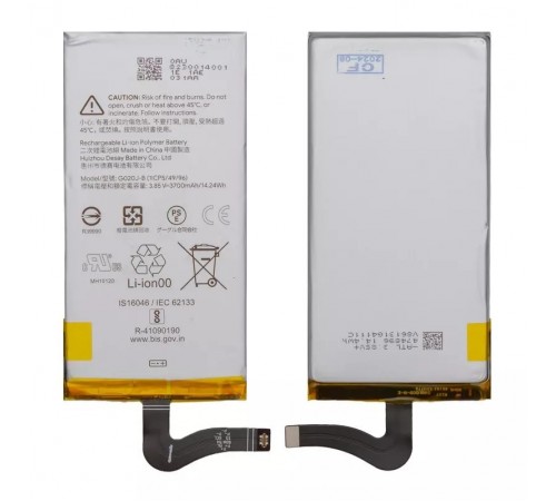 Акумулятор G020J-B для Google Pixel 4 XL, Li-Polymer, 3,85 В, 3700 мАг, Original (PRC)