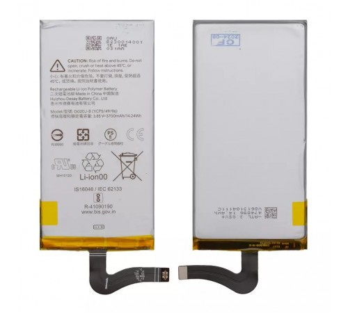 Аккумулятор G020J-B для Google Pixel 4 XL, Li-Polymer, 3,85 B, 3700 мАч, Original (PRC)