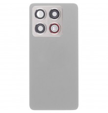 Задня панель корпусу для Xiaomi 14T, біла, Copy + скло камери