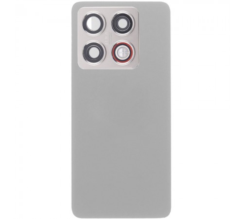 Задняя панель корпуса для Xiaomi 14T, белая, Copy + стекло камеры