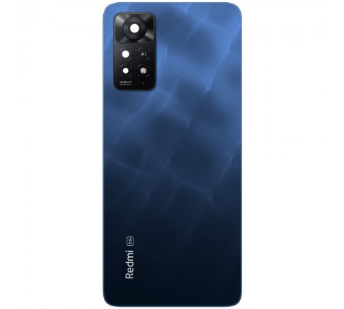Задняя панель корпуса для Xiaomi Redmi Note 11 Pro 5G, синяя + стекло камеры