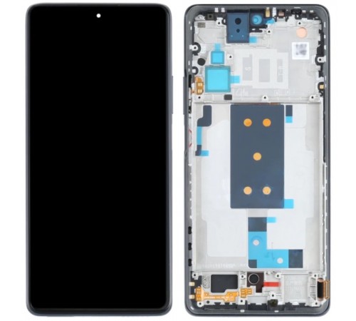 Дисплей для Xiaomi 11T, 11T Pro, сірий (Meteorite Gray), з рамкою, Original (PRC) (переклеєне скло), 21081111RG, 2107113SG, 2107113SI, 2107113SR
