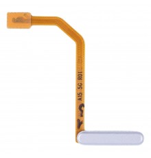 Шлейф для Samsung A156 Galaxy A15 5G, кнопки включения, сканера отпечатка пальца (Touch ID), голубой (Magical Blue), Original (PRC)