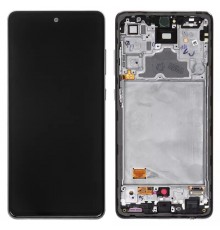 Дисплей для Samsung A725 Galaxy A72, A726 Galaxy A72 5G, черный, с рамкой, Original (PRC)