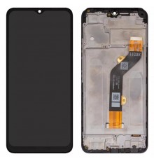 Дисплей для Infinix Smart 6 (X6511), чорний, з рамкою, High Copy, X6511B/X6511/X6511E  