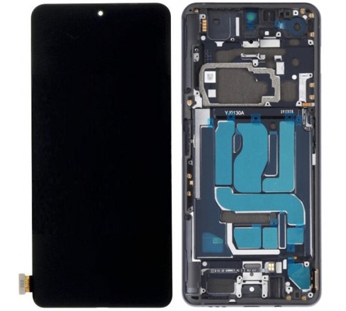 Дисплей для Xiaomi Black Shark 5 Pro, Black Shark 4 Pro, Black Shark 4S, Black Shark 4S Pro, чорний, з рамкою, High Copy (OLED)